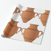 Papier Cadeau Vase d'argile (Déroulé)