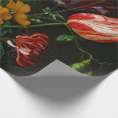 Papier Cadeau Vase de verre avec des fleurs (Coin)