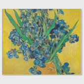 Papier Cadeau Vase Van Gogh avec Iris Classic Impressionnisme (Plat)