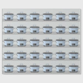 Papier Cadeau Vecteur à cuisson lente de pot de cruche (Plat)