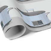 Papier Cadeau Vecteur à cuisson lente de pot de cruche (Coin rond)