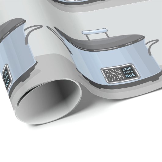 Papier Cadeau Vecteur à cuisson lente de pot de cruche (Coin rond)