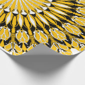 Papier Cadeau vecteur art mandala floral (Coin)