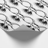 Papier Cadeau Vecteur de mal de diable de Satan de chèvre (Coin)