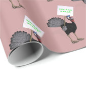 Papier Cadeau Vegans Rule ! (Coin rond)