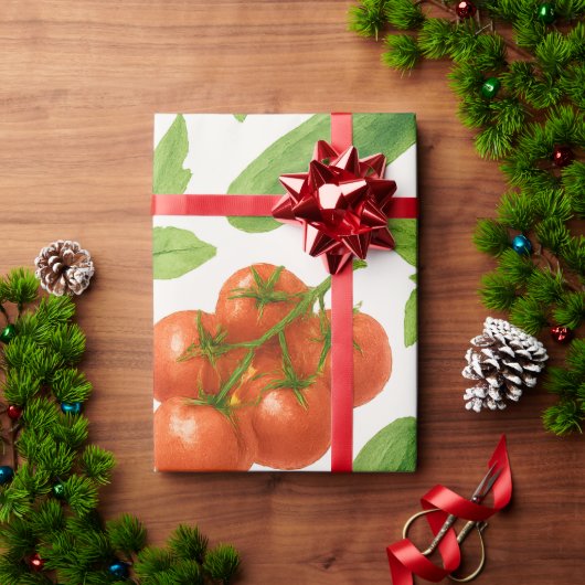 Papier Cadeau Vegetable Garden Wrapping Paper | Kitchen Gift (Cadeau de vacances)