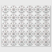 Papier Cadeau Vegvisir Islande stave de protection (Plat)
