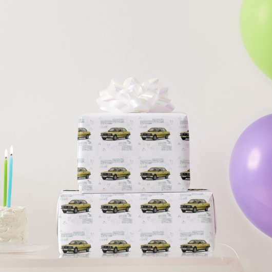 Papier Cadeau Véhicule BMW vintage (Cadeaux de fête)