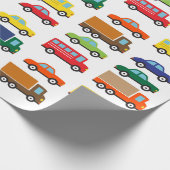 Papier Cadeau Véhicules de transport Enfants mignons (Coin)