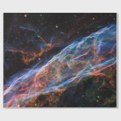 Papier Cadeau Veil Nebula Supernova Reste Télescope Hubble (Plat)
