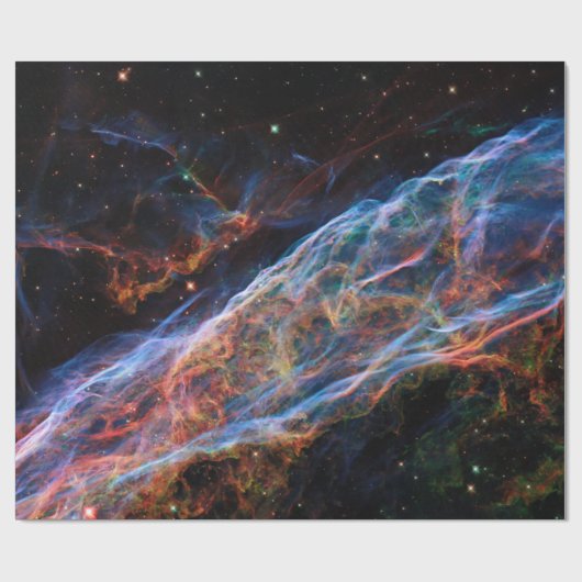 Papier Cadeau Veil Nebula Supernova Reste Télescope Hubble (Plat)