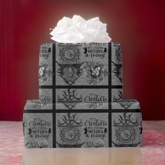 Papier Cadeau Veille de Noël