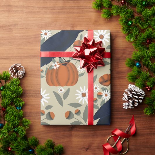 Papier Cadeau Veilleur d'automne (Cadeau de vacances)