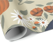 Papier Cadeau Veilleur d'automne (Coin rond)