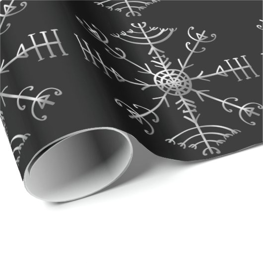 Papier Cadeau Veldismagn, Islande, Protection, Rune, Magie (Coin rond)