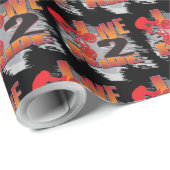 Papier Cadeau Vélo BMX (Coin rond)