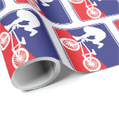 Papier Cadeau Vélo BMX (Coin rond)