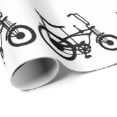 PAPIER CADEAU VÉLO CLASSIQUE 60'S SCHWINN STINGRAY (Coin rond)