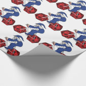 Papier Cadeau Vélo d'équitation de magicien avec 20 roues (Coin)