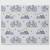 Papier Cadeau Vélo d'hiver Mountain Wrapper (Plat)