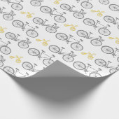 Papier Cadeau Vélo jaune (Coin)
