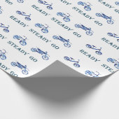 Papier Cadeau Vélo Moto Cross (Coin)