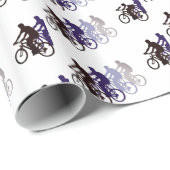 Papier Cadeau Vélo pour les fans de vélo sport (Coin rond)