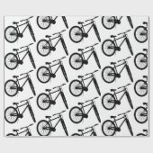 Papier Cadeau Vélo Vélo Cycle Fitness Sport (Plat)