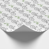 Papier Cadeau Vélo vert (Coin)