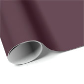 Papier Cadeau Velours prune foncé (Coin rond)