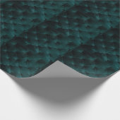 Papier Cadeau Velvet Green : Élégance textile malachite (Coin)