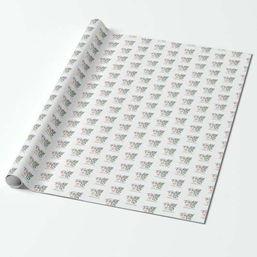 Papier Cadeau Vendredi 13 (Déroulé)