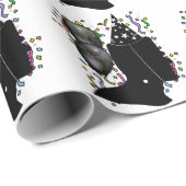 Papier Cadeau Vendredi Frankenstein (Coin rond)