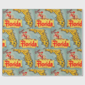 Papier Cadeau Venez en Floride ! (Plat)