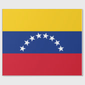 Papier Cadeau Venezuela : drapeau patriotique vénézuélien (Plat)