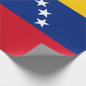 Papier Cadeau Venezuela : drapeau patriotique vénézuélien (Coin)