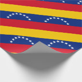 Papier Cadeau Venezuela : drapeau patriotique vénézuélien (Coin)
