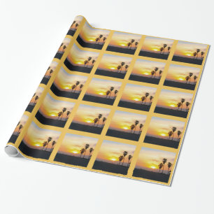 Papier Cadeau Venice Beach California Sunset Souvenir