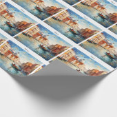 Papier Cadeau Venise peinte, Italie (Coin)