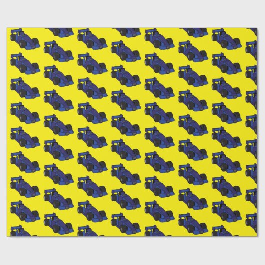 Papier Cadeau Ventilateur de course automobile (Plat)