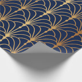 Papier Cadeau Ventilateur motif sans soudure. chinois, japonais. (Coin)