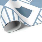 Papier Cadeau Ventilateurs Art déco (Coin rond)