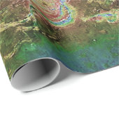 PAPIER CADEAU VENUS DE FAUX COULEURS (Coin rond)