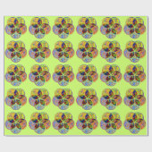 Papier Cadeau Vénus Flower - Basic - Flower Power (Plat)