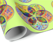 Papier Cadeau Vénus Flower - Basic - Flower Power (Coin rond)