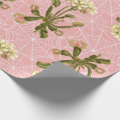Papier Cadeau venus flytrap floral spider web (Coin)