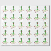 Papier Cadeau Ver de livre (Plat)