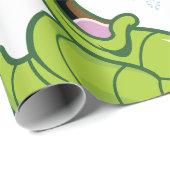 Papier Cadeau Ver ivre avec Sombrero Mexican Party (Coin rond)