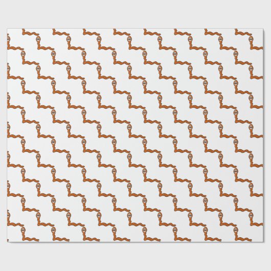 Papier Cadeau Ver mignon (Plat)