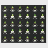 Papier Cadeau Vera Cool Funny Aloe Vera Pun Dark BG (Plat)